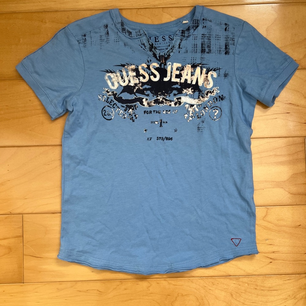 *NEW* Guess Jeans Light Blue Denim Tee